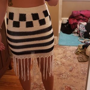 Festival fringe skirt